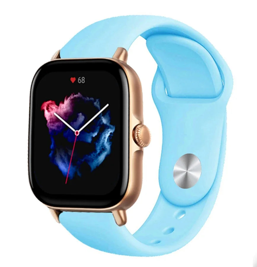 Silicone strap for smartwatch