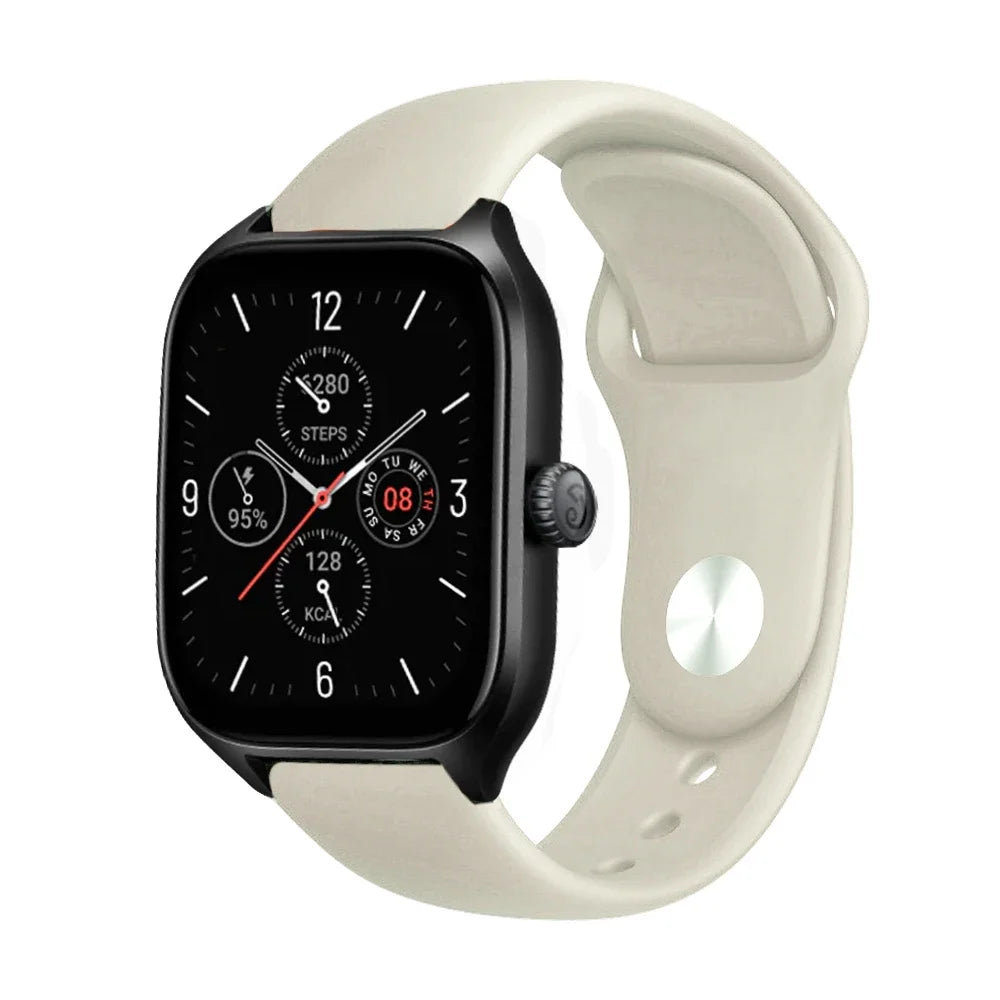 Silicone strap for smartwatch