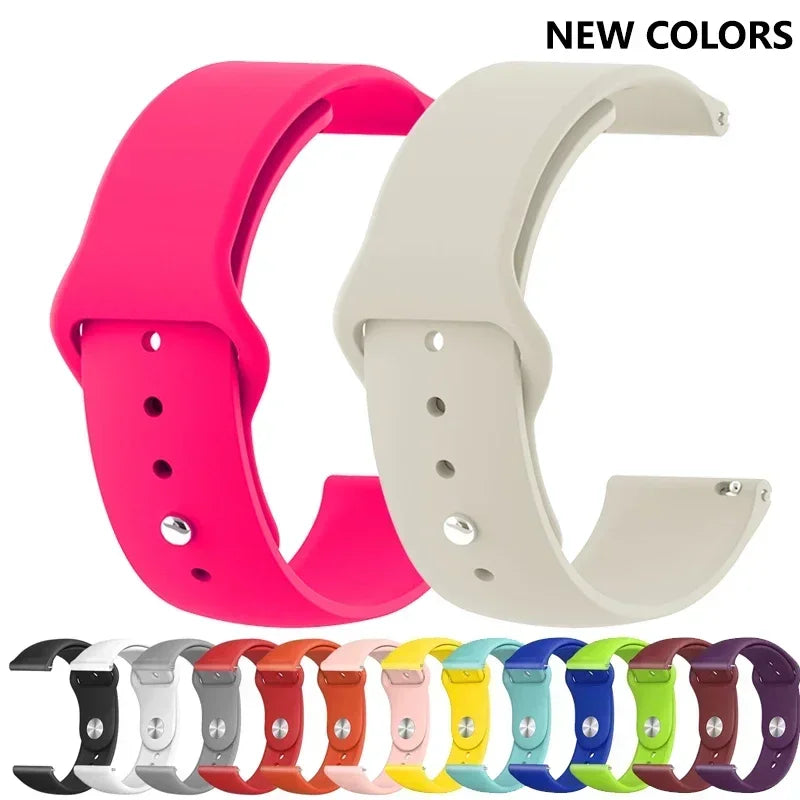 Silicone strap for smartwatch