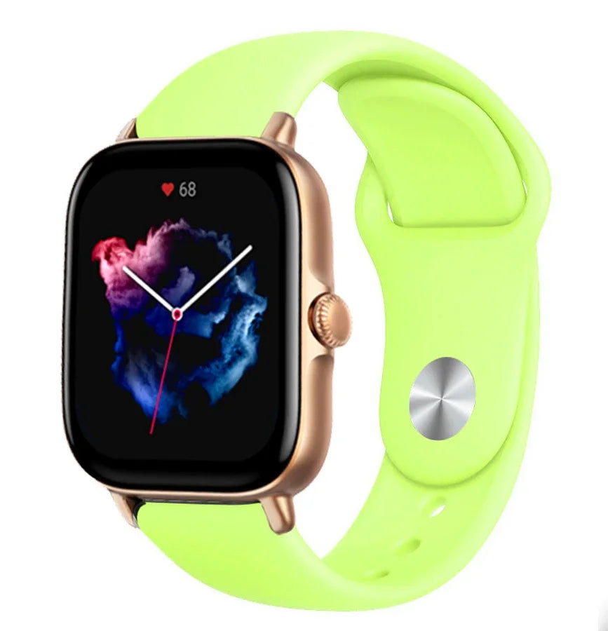 Silicone strap for smartwatch