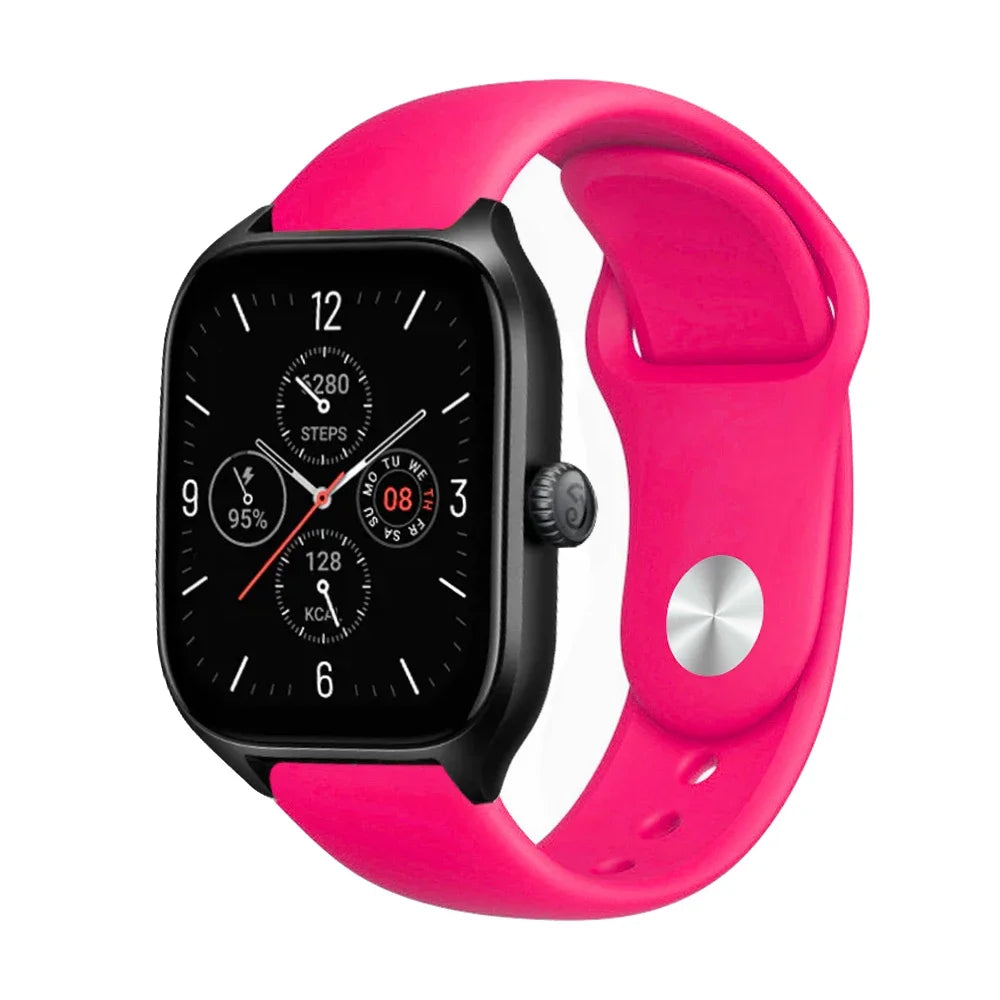 Silicone strap for smartwatch