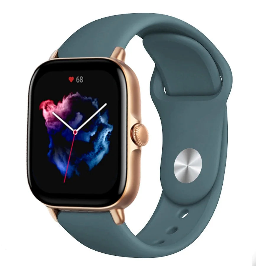 Silicone strap for smartwatch