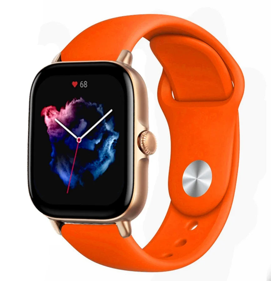 Silicone strap for smartwatch